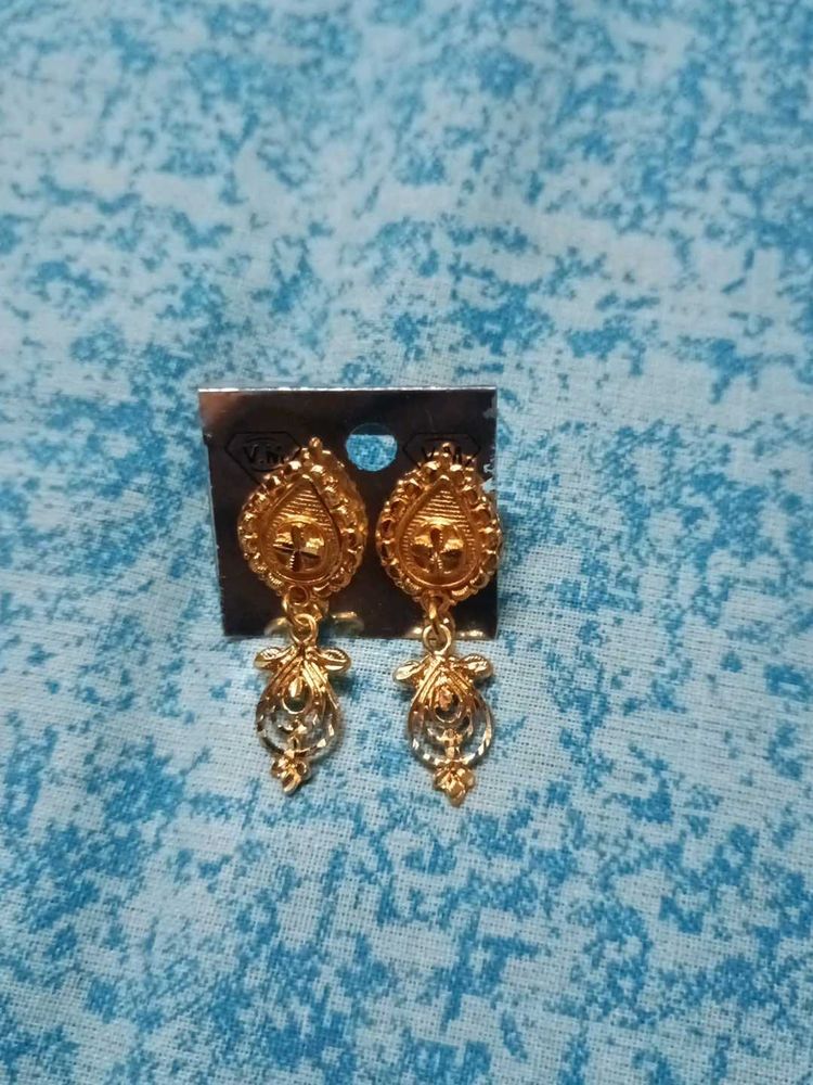 Gold Dangle Earrings