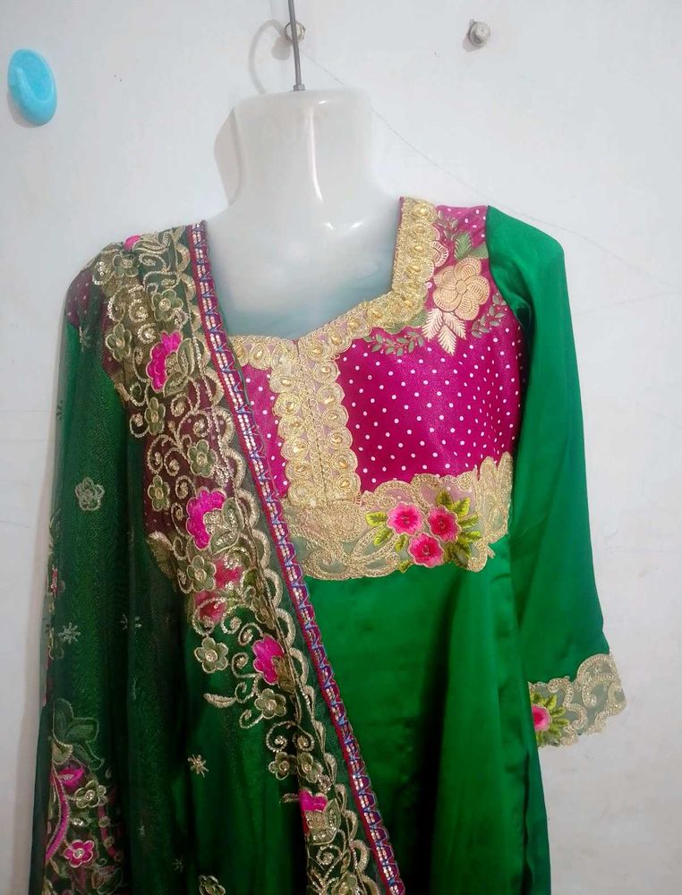 Party Were Suit With Dupatta