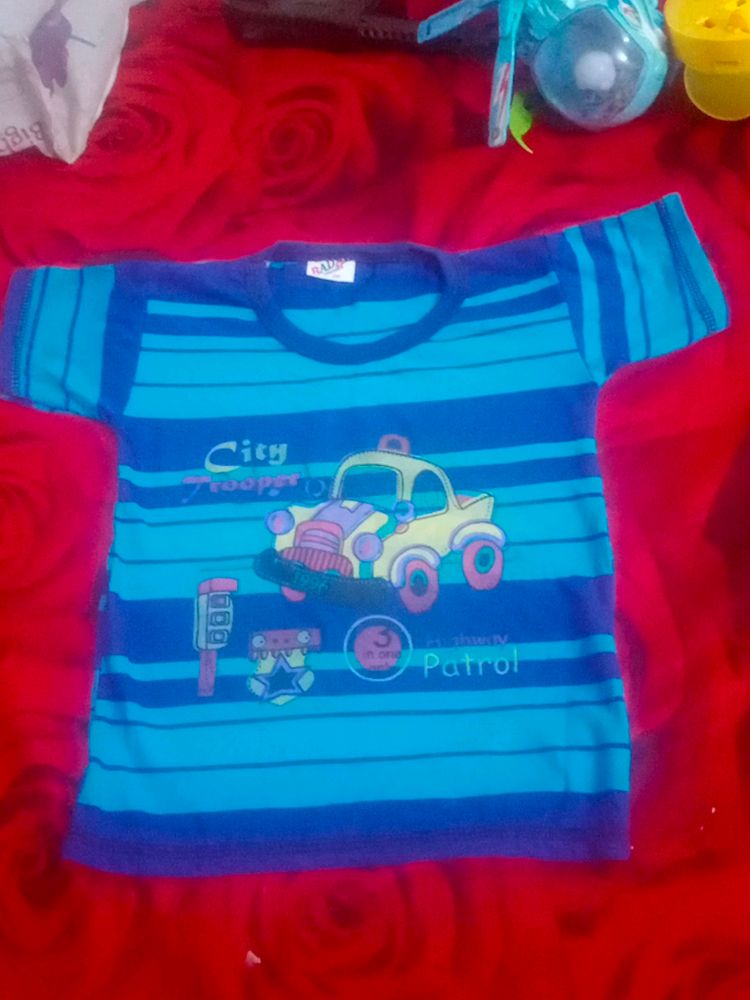 Blue And Sky Blue T Shirt