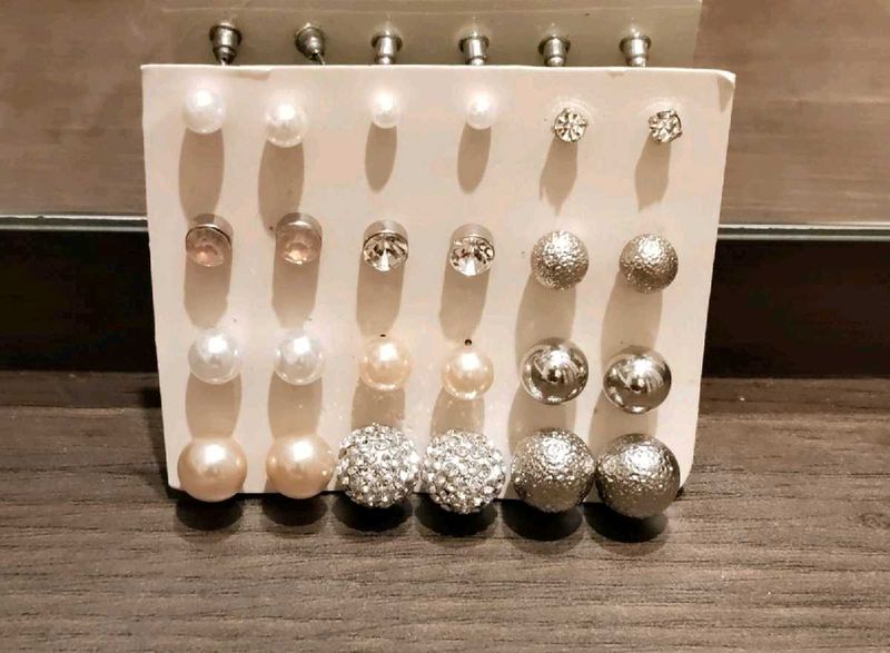 Earring Variety Set - 9 Pairs