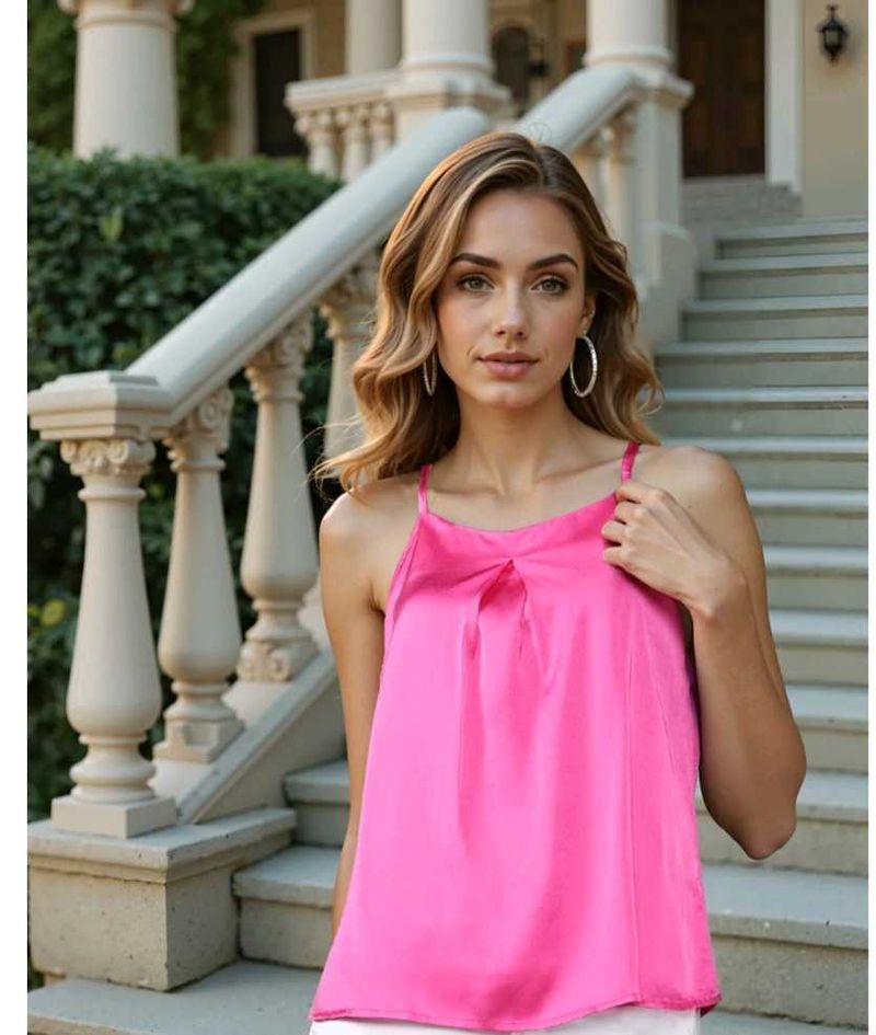 SHEIN PARTY PINK Sleeveless Top