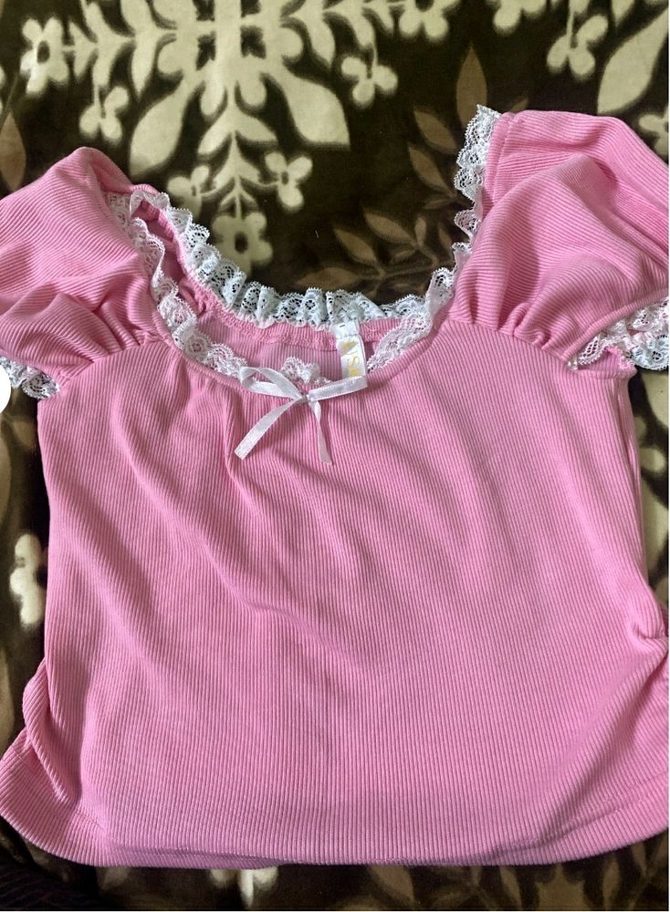 Aesthetic Lace Top🦢🎀🎠🐾🦋