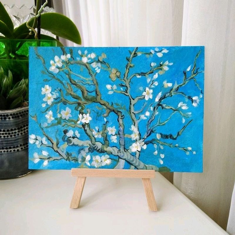 Almond Blossoms Painting