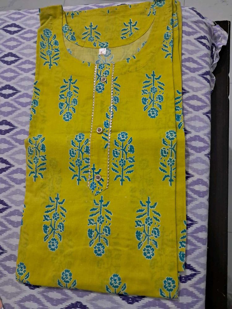 Floral Print Kurta