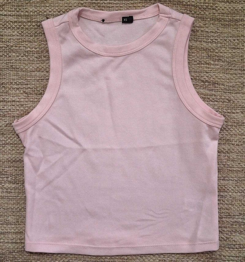 zudio tank top pink in size XS