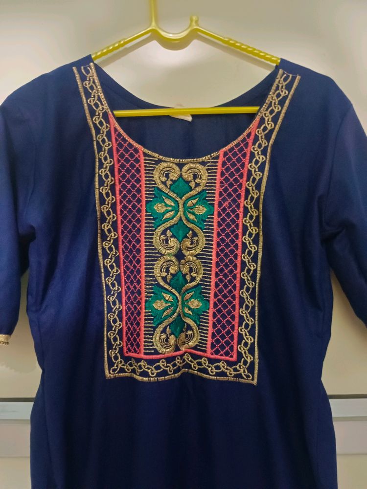 Navy blue Kurti