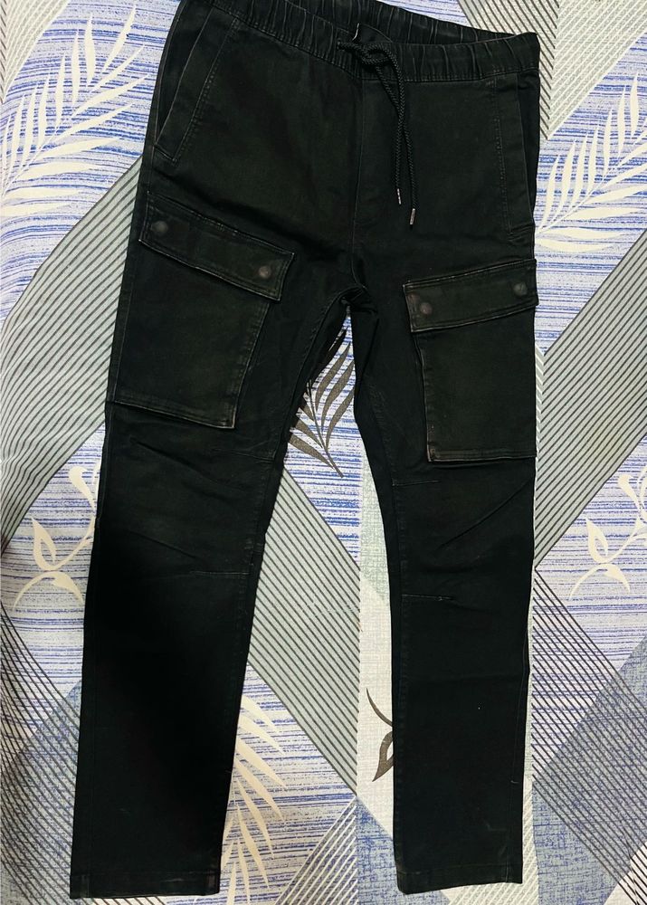 Black Cargo Pants