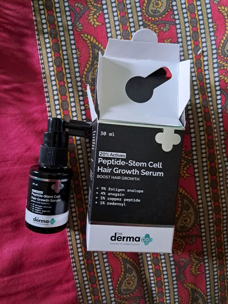20% Actives Peptide-Stem Cell Hair Growth Serum