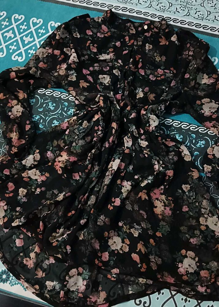 Beautiful Floral Knee Dress