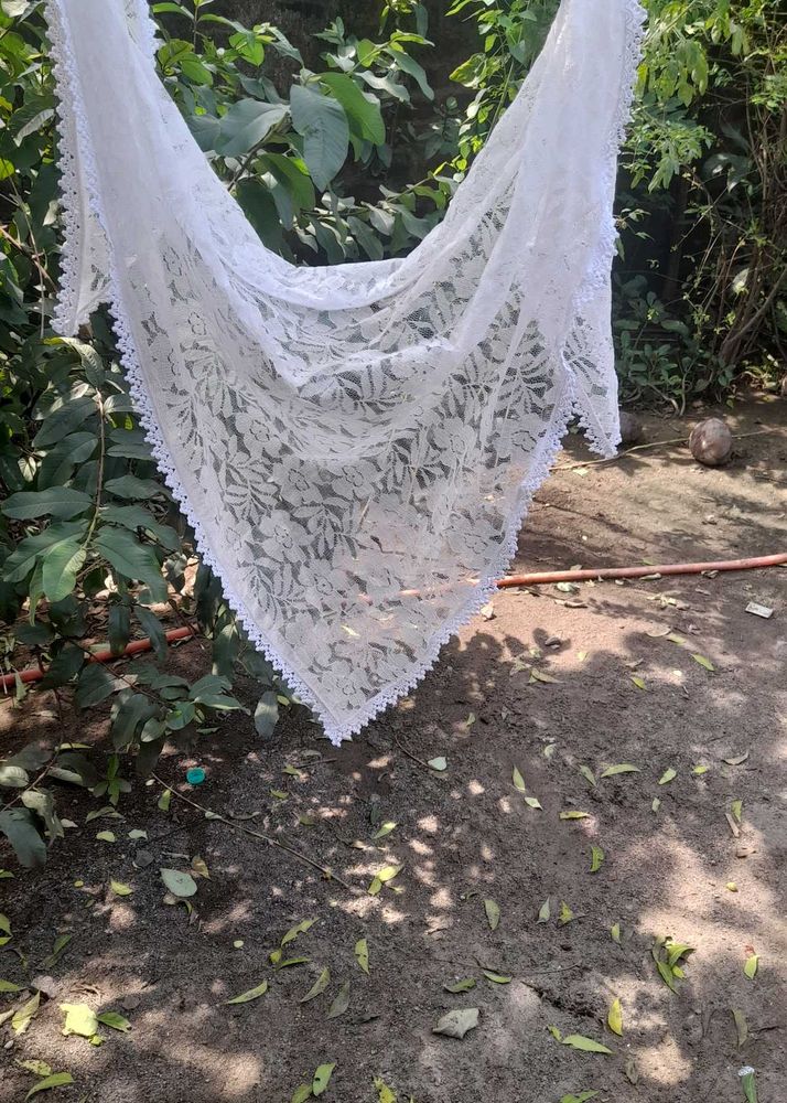 Chapel Scarf White Color For Christians