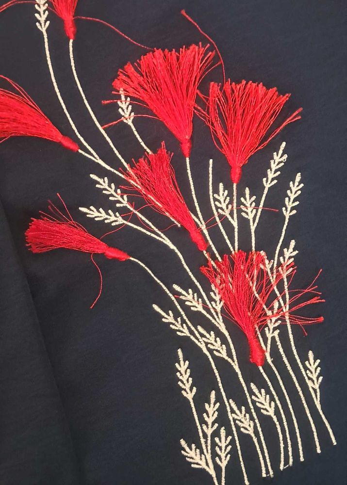 Crimson Bloom Top