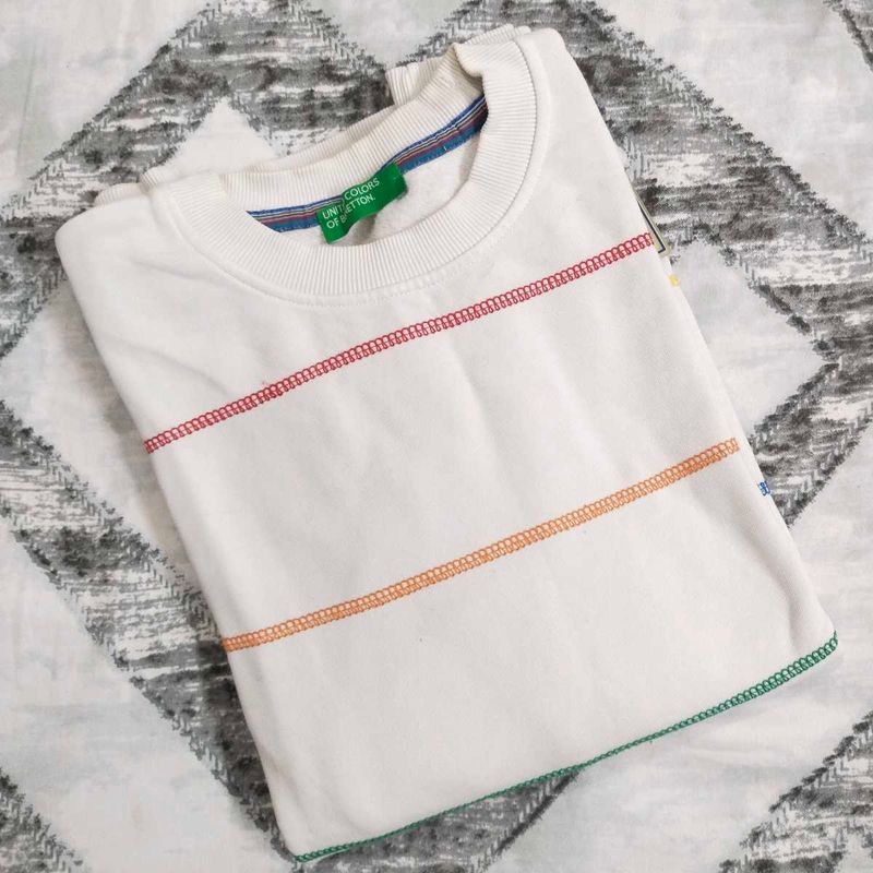 Benetton Striped Sweater