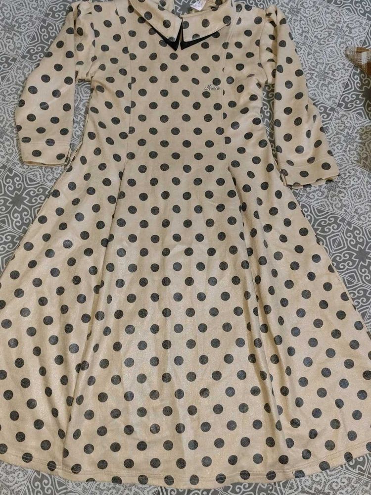 Vintage Polka Dot Peter Pan Collar Dress