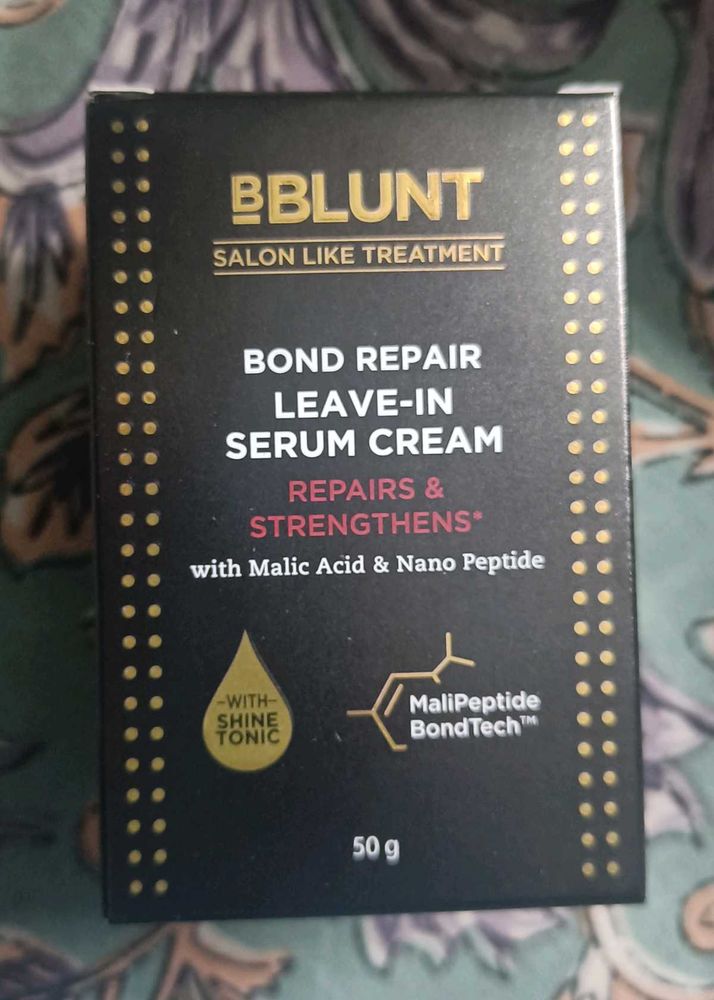 BBLUNT Bond Repair Serum Cream