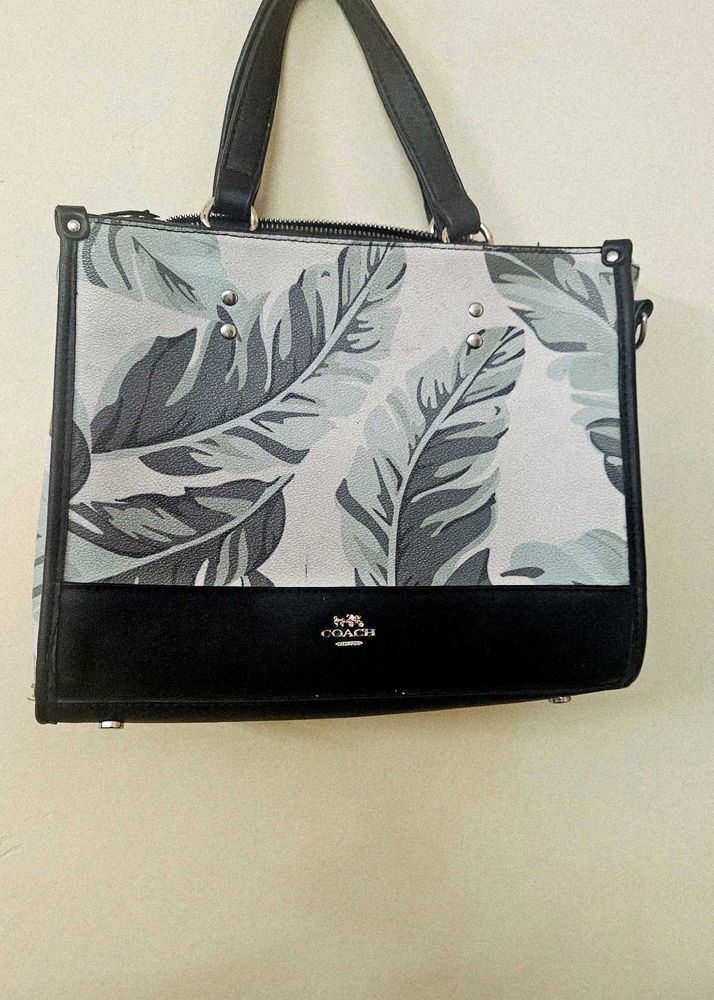 Coach Floral Print Handbag (Price Drop)