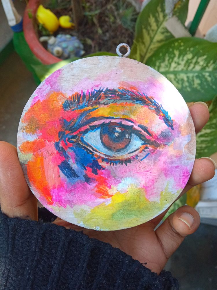 Hand painted Wall Art Piece