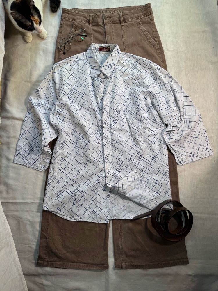 Men&#39;s Patterned Shirt