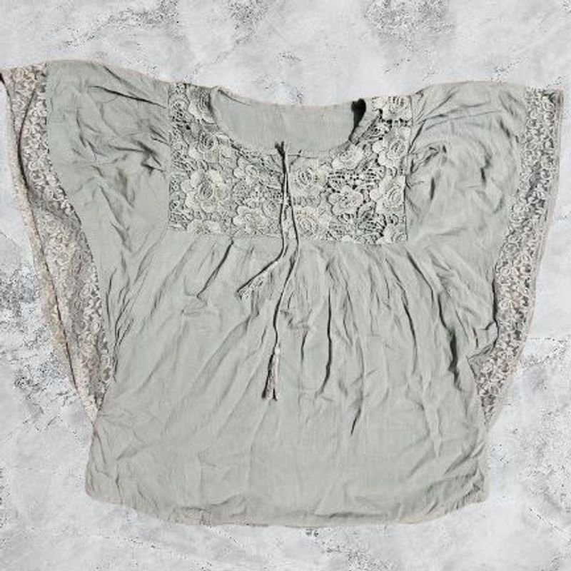 Lace Trim Top