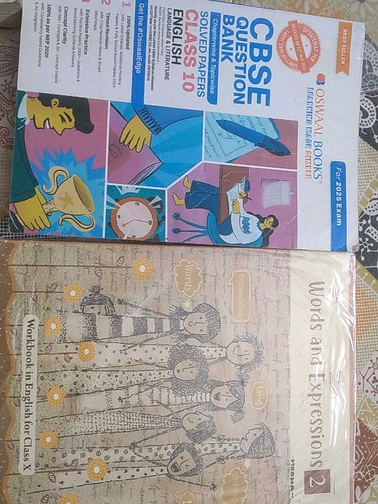 English Ncert Workbook + Oswaal Question Bank