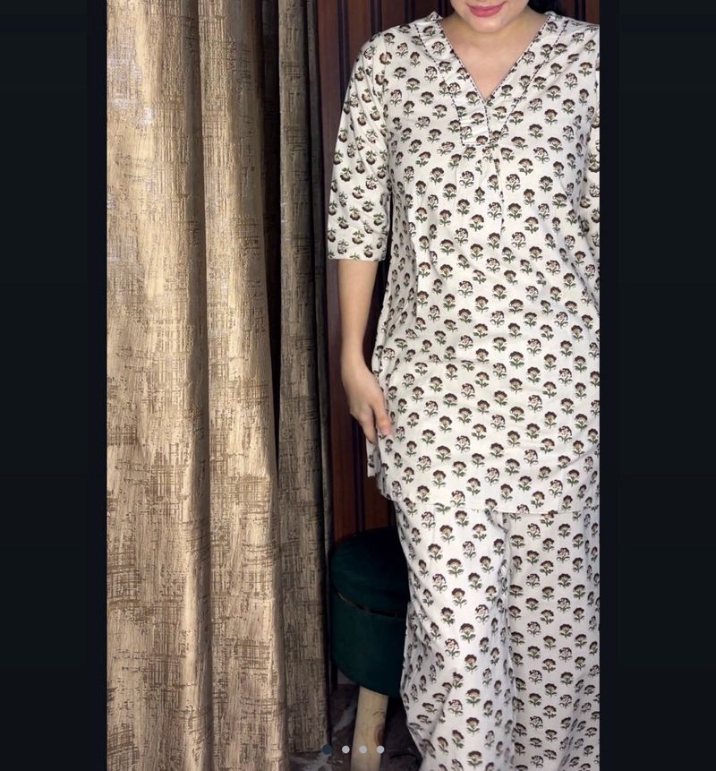 Khadi Cotton Co-ord Set