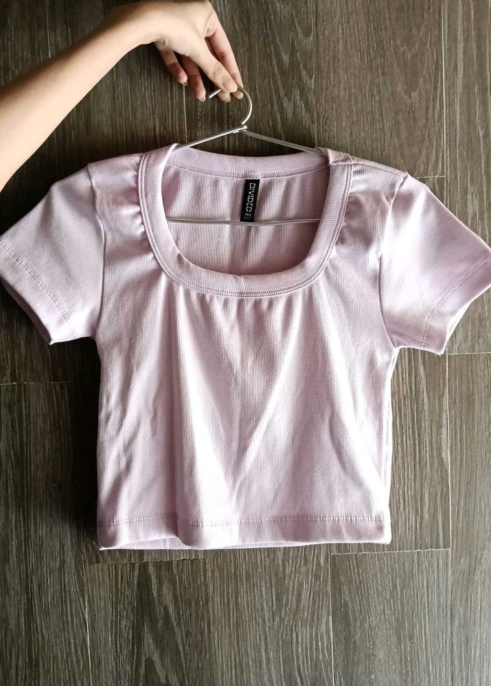 H&amp;m square neck top