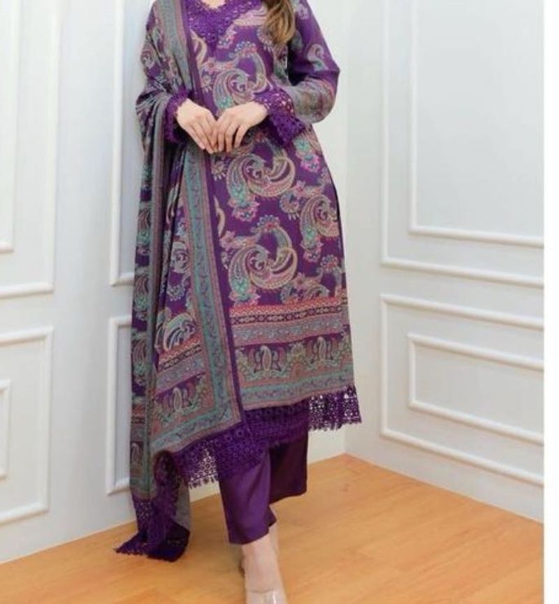 Elegant Purple Kurta Set