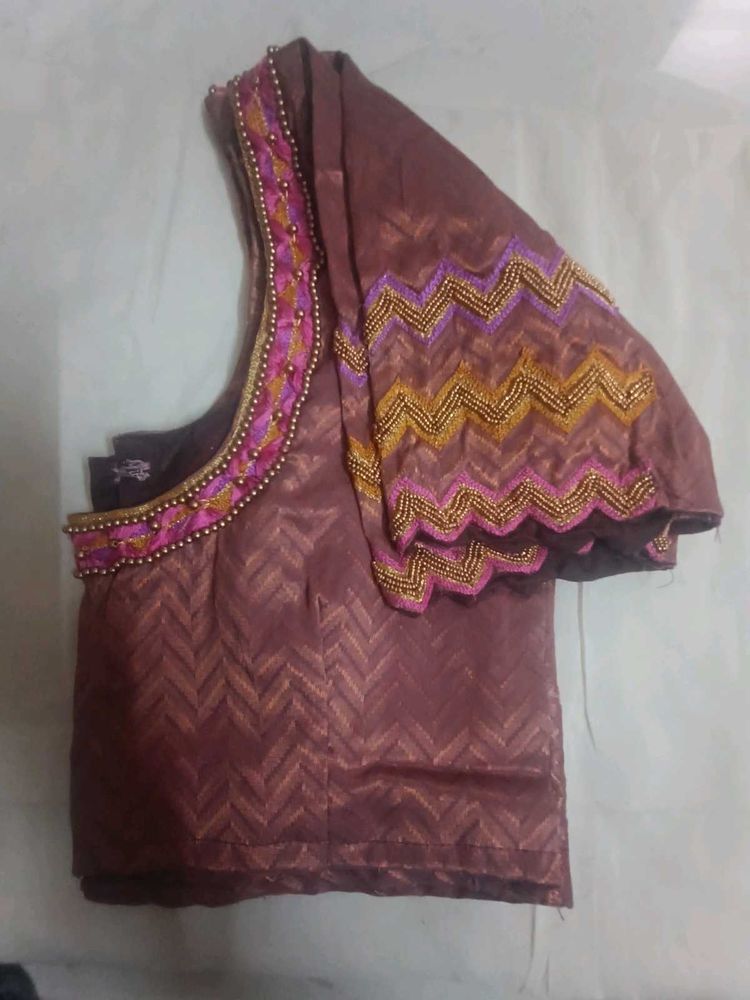 Embroidered Saree Blouse