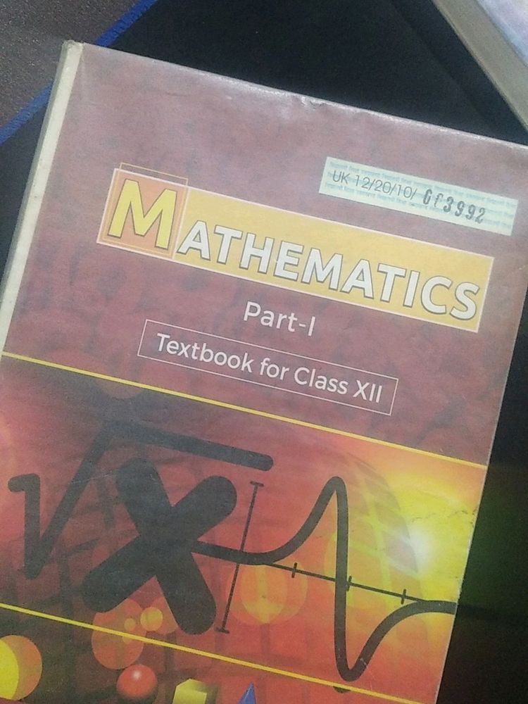 CBSE NCERT Class 12 Mathematics Books Part 1 And 2