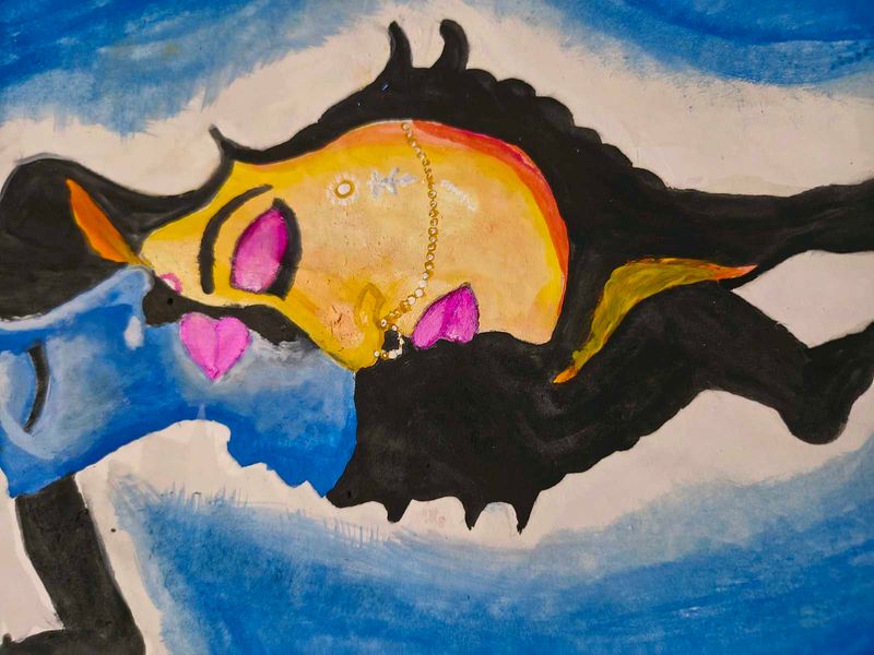 Krishna Radha Painting