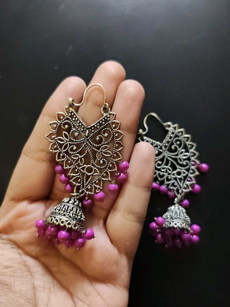 Oxidised Earrings