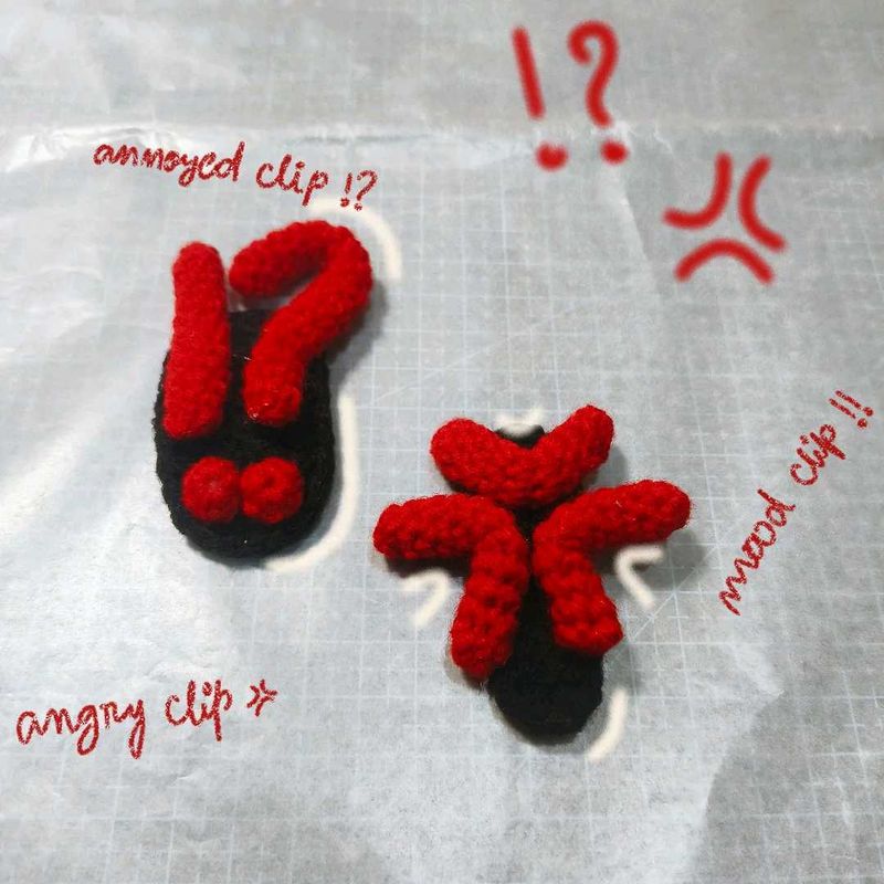 Crochet angry Clips
