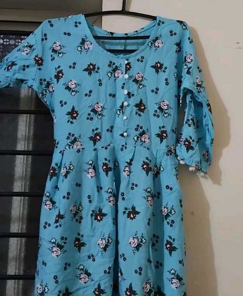 Floral Print Fit &amp; Flare Mini Dress