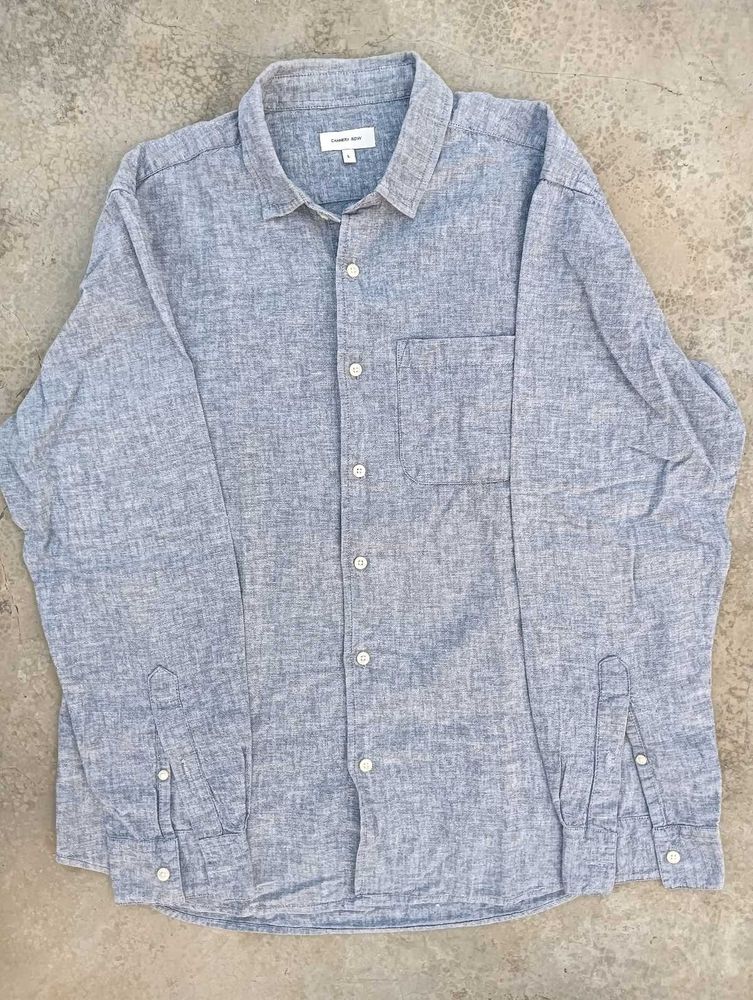 Linen shirt grey