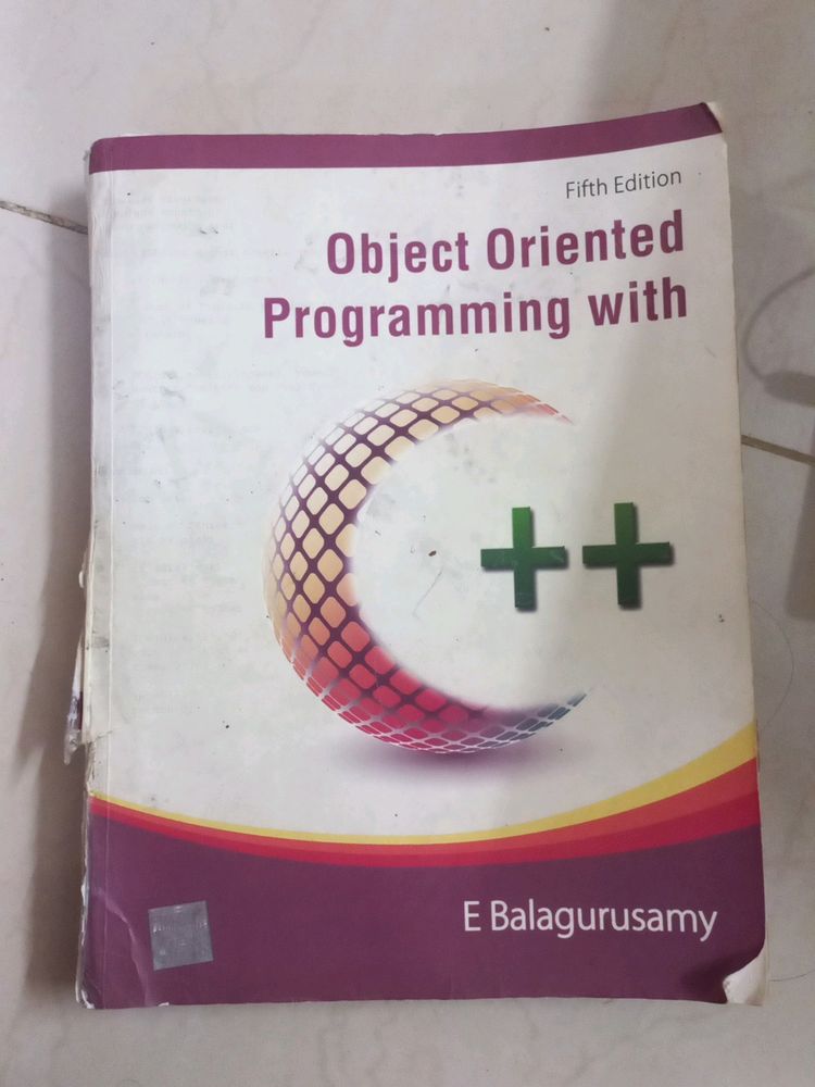 Object Oriented Programming With C++ Book