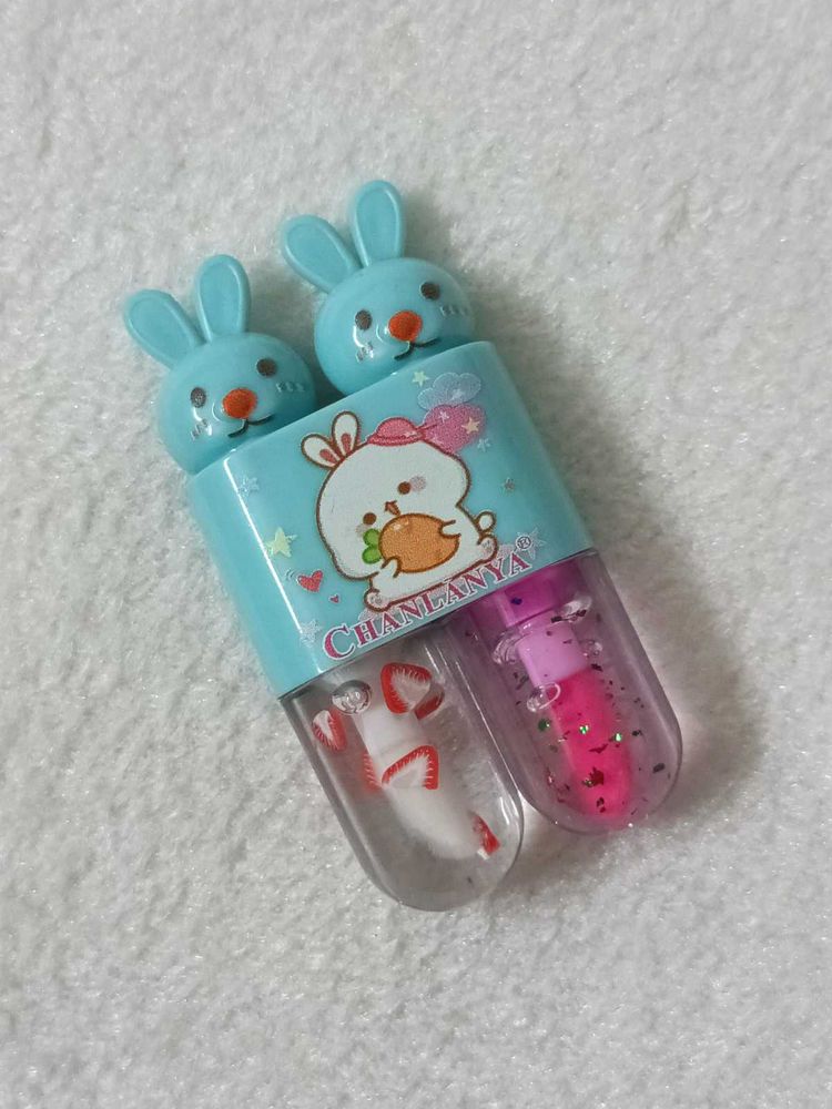 Cute Bunny Lip Gloss Duo