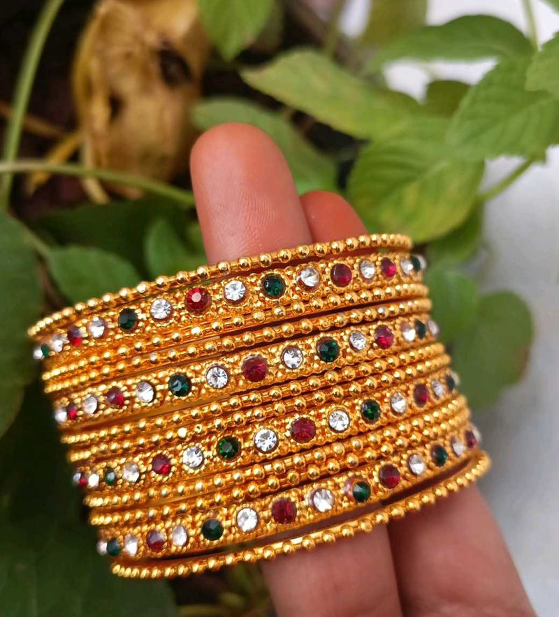 Golden Bangle Set