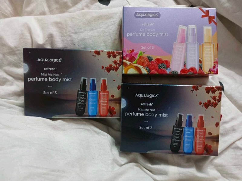 (Mention Price 1 Set) Aqualogica Perfume Body Mist