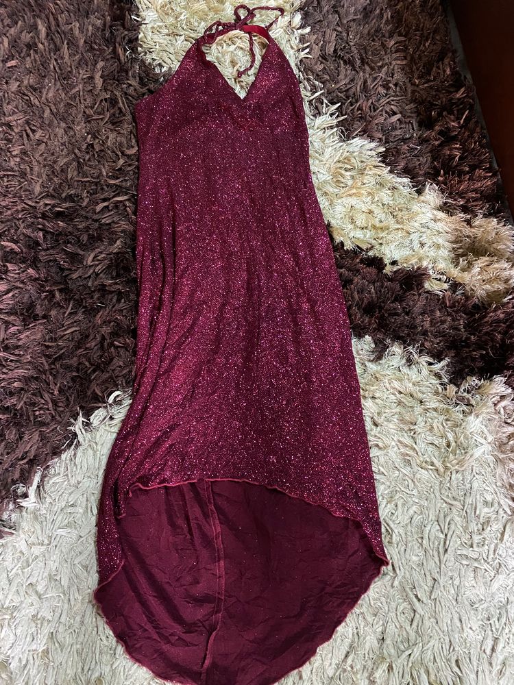 Backless Shimmer Dress