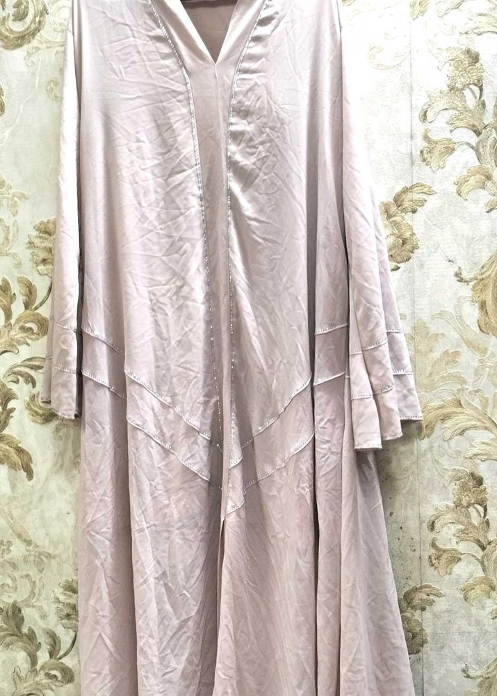 Elegant Blush Pink Abaya.Size 44.Length 51