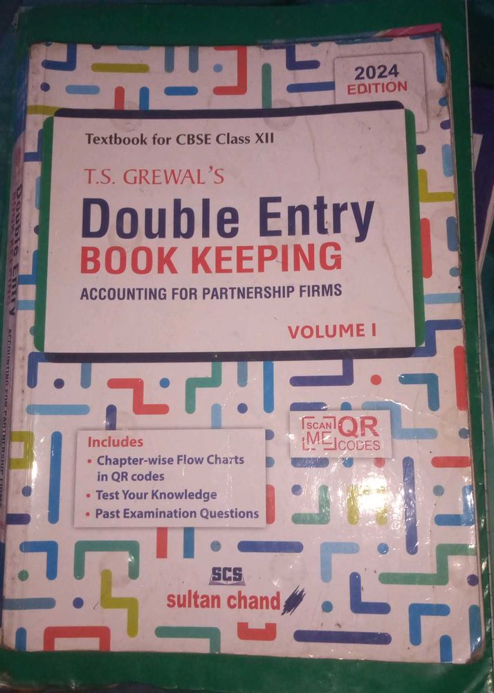 Accounts Book Volume - I, For Class 12th