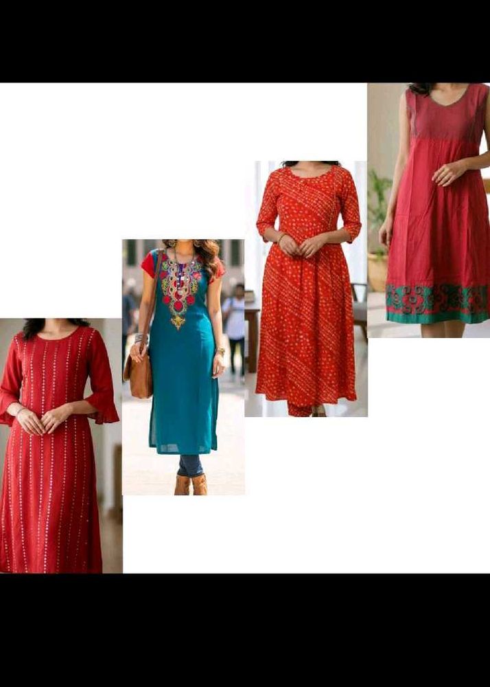 Colorful Women's Kurtas Collection
