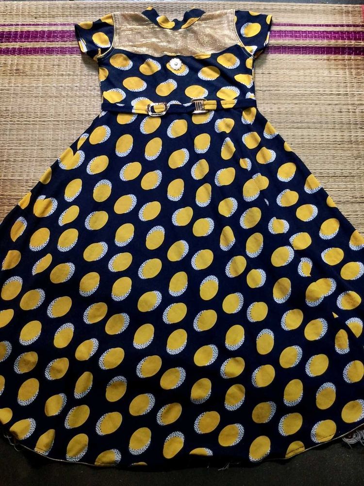 Cute Girls&#39; Polka Dot Dress