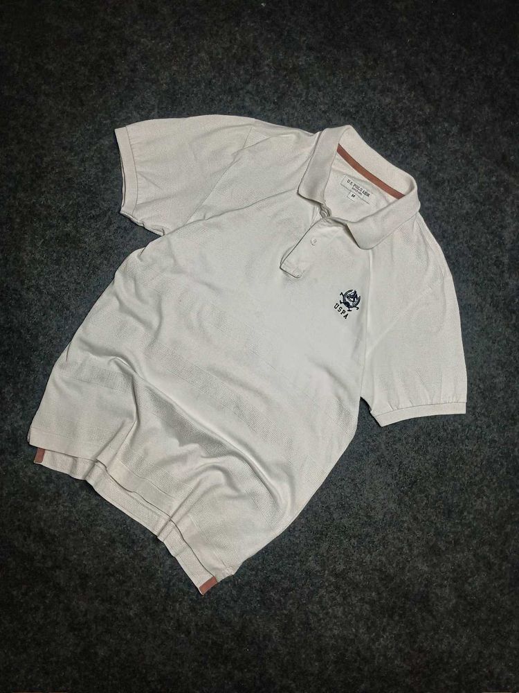 U.S. Polo Assn. White TShirt - Size M