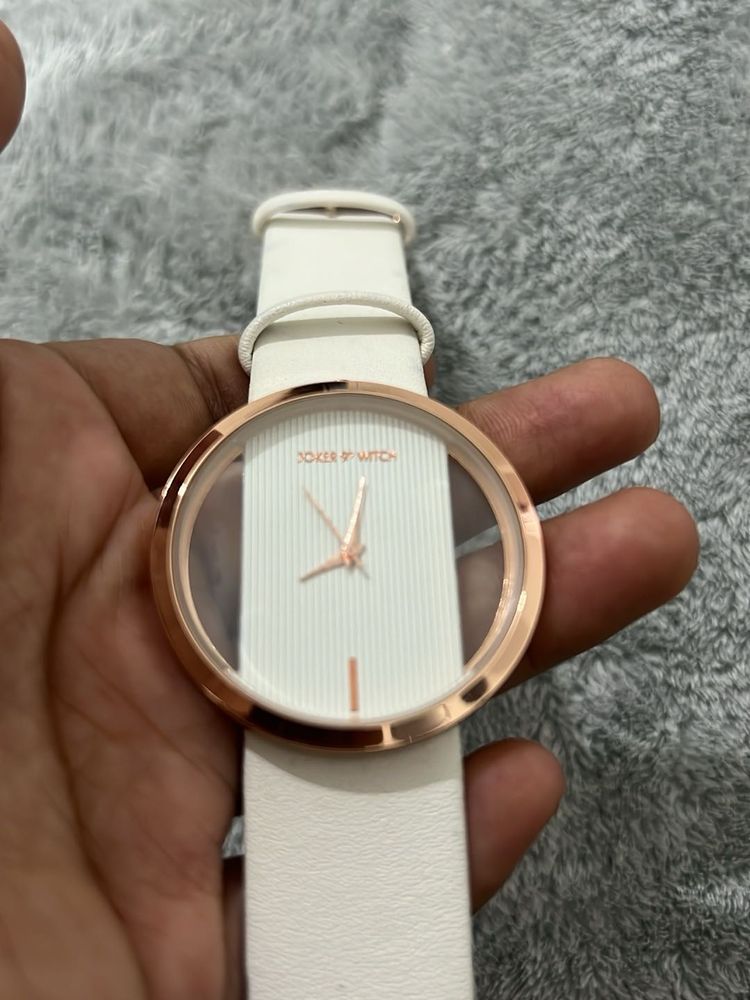 Joker &amp; Witch White Watch