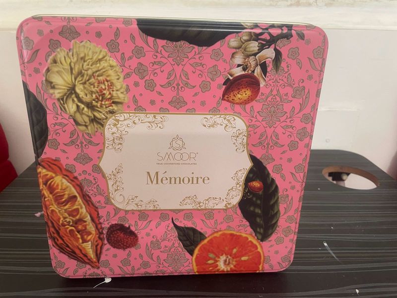 Pink Colour Square Aluminium Box in Size 9x9 inch
