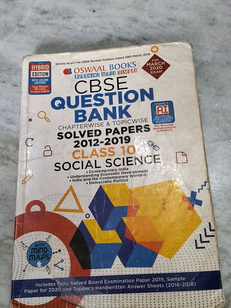 Social Science Class 10 Question bank