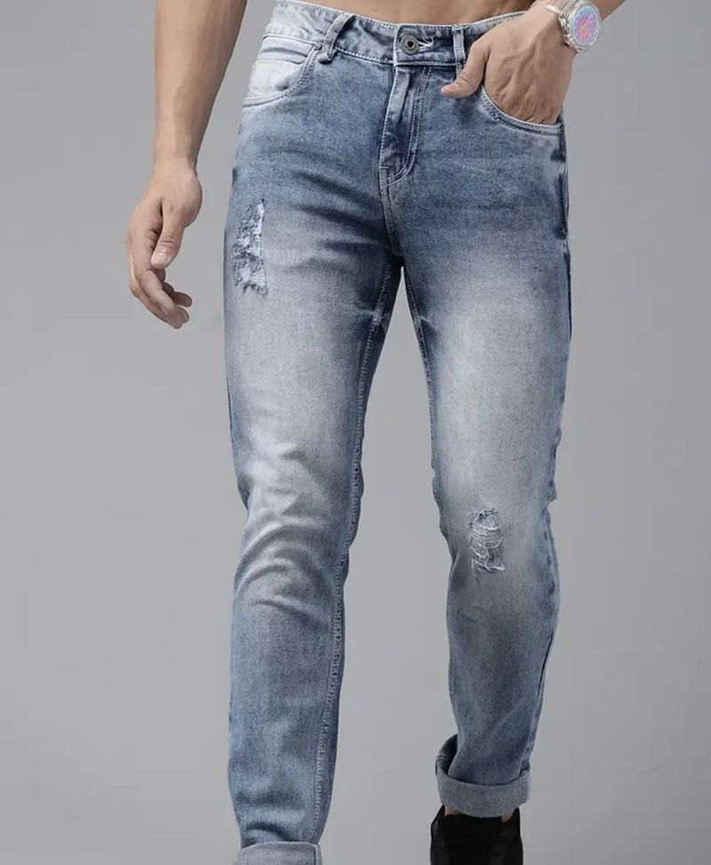 Distressed Denim Jeans size 28