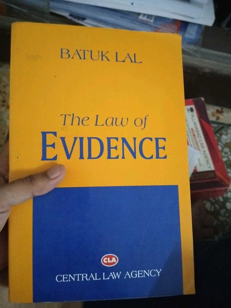 Law of Evidence - Batuk Lal old laws
