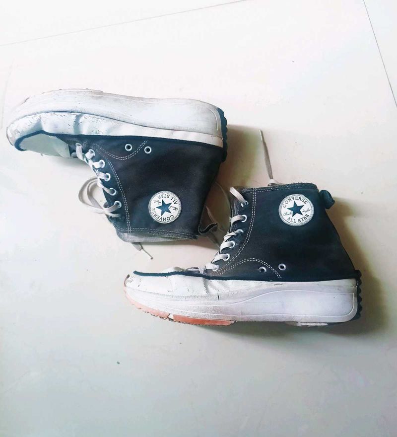 Black Converse High-Top Sneakers