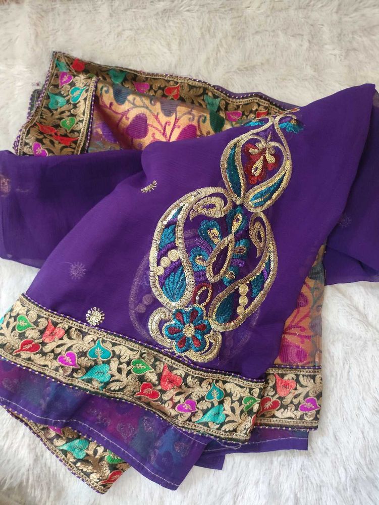 BEAUTIFUL PATLI SAREE 💜